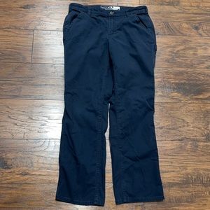 Carhartt Navy size 12 loose fit carpenter pants EUC!